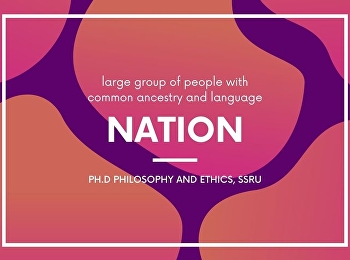 Nation มีความหมายจากรากภาษาลาติน nasci
..